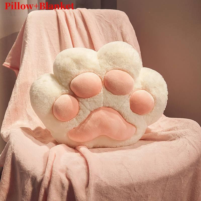 Cute Cat Cartoon Claw Car Throw Pillow Dual Purpose Office Girls Nap Toy Plush