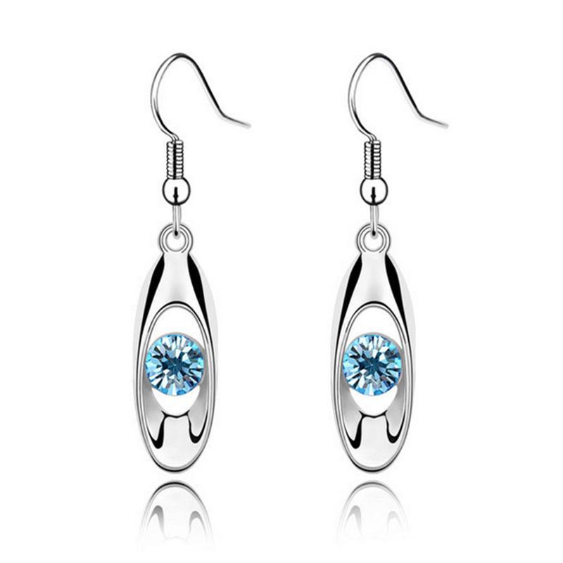 Oval Drop Water Shaped Eardrop Jewelry Women Fashion Earrings Gift Lightweight