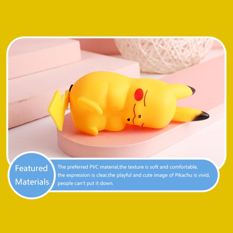 Pokemon Pikachu Nachtlicht, Elfe, niedliche Nachttischlampe, Schlafzimmer, Wohnzimmer, Dekoration, Geschenk
