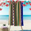 Floral Geometric Pattern Towel Beach Towel Quick-drying for Travel Outdoor Sports Jogging Beach and Swimming