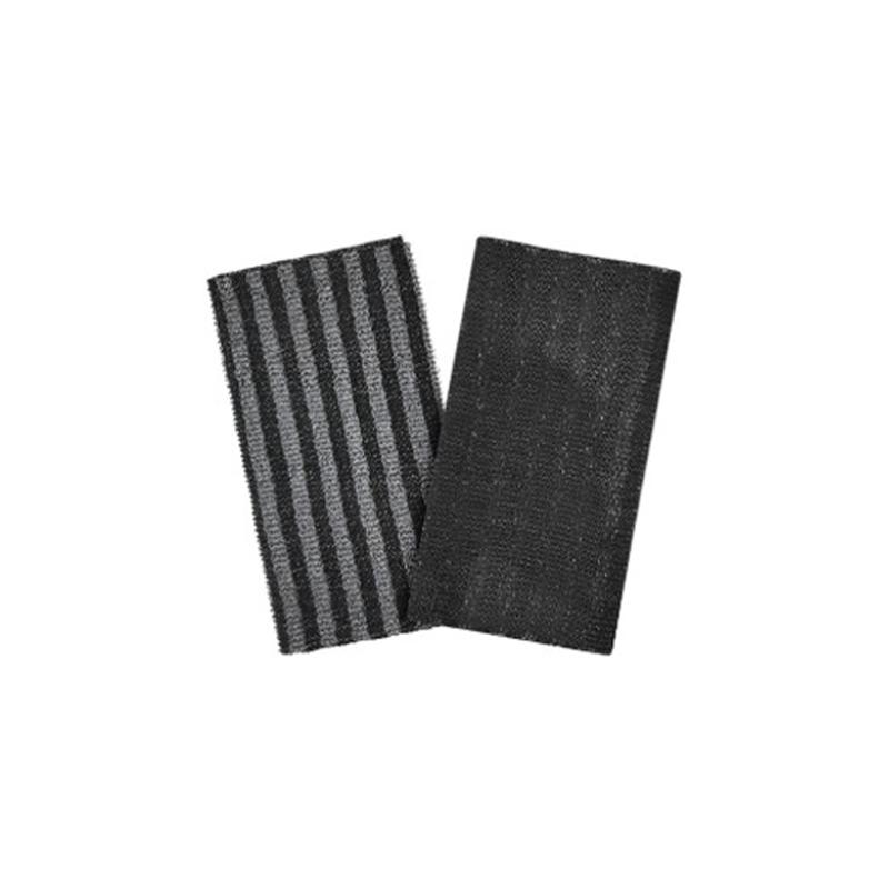 2 Stück Japanisches Peeling-Duschhandtuch-Set Japanischer Reibe-Waschlappen Peeling-Duschhandtuch Handtuchbürste Badezimmerzubehör