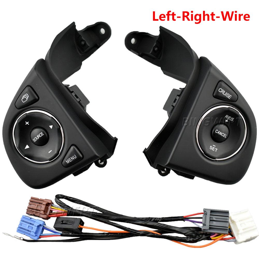For Honda CRV 2012 -2016 Audio Radio Remote Cruise Control Buttons Switch Steering Wheel Control car styling 35880T0AA11 1SET