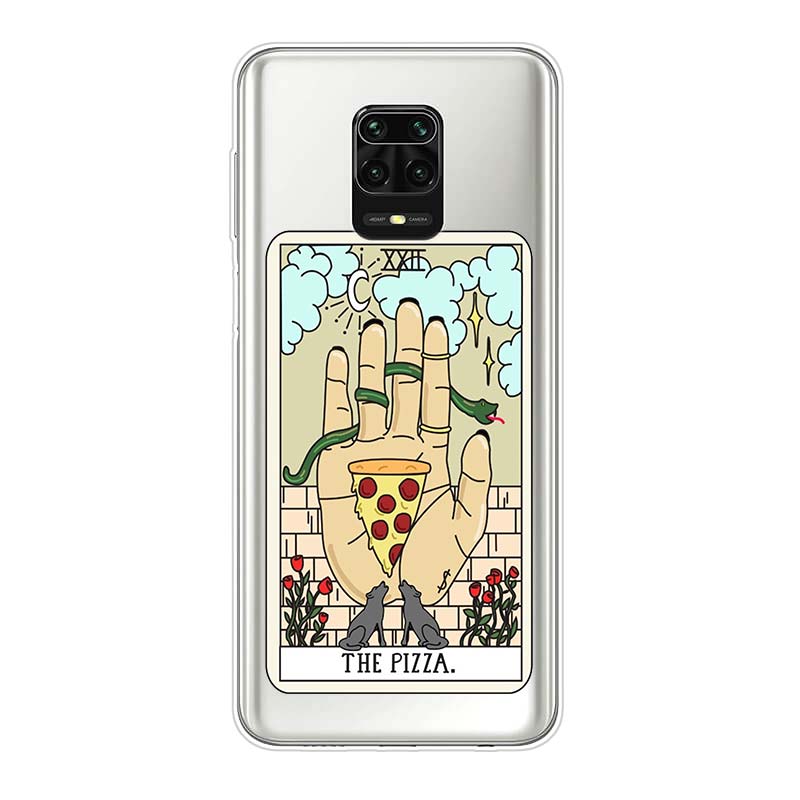 Art Pizza Coffee Silicone Cover For Xiaomi Redmi Note 10 10S 9 9S Pro Max 9T 8T 8 7 6 5 Pro 5A 4X 4 Phone Case