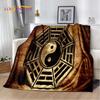 3D Chinese Tai Chi Bagua Yin Yang Soft Plush Blanket,Flannel Blanket Throw Blanket for Living Room Bedroom Bed Sofa Picnic Cover