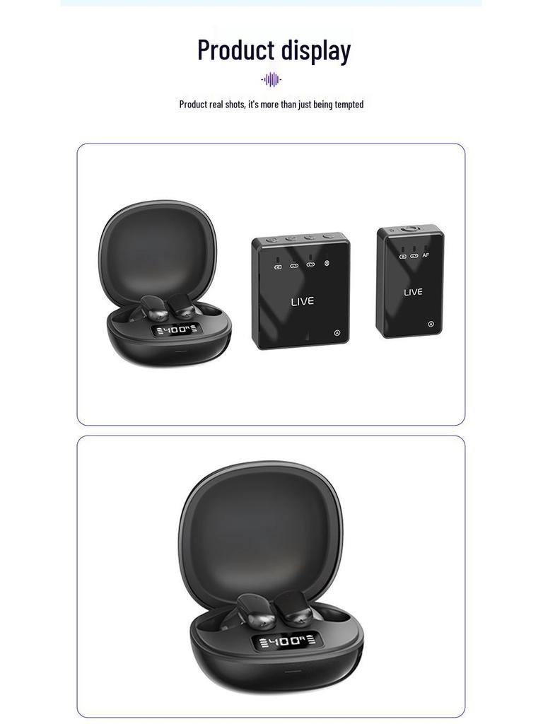 M6S Wireless In-Ear Monitor: 2.4G Low Latency, Hi-Fi Noise Reduction for Streaming, Gaming, and Outdoor Use