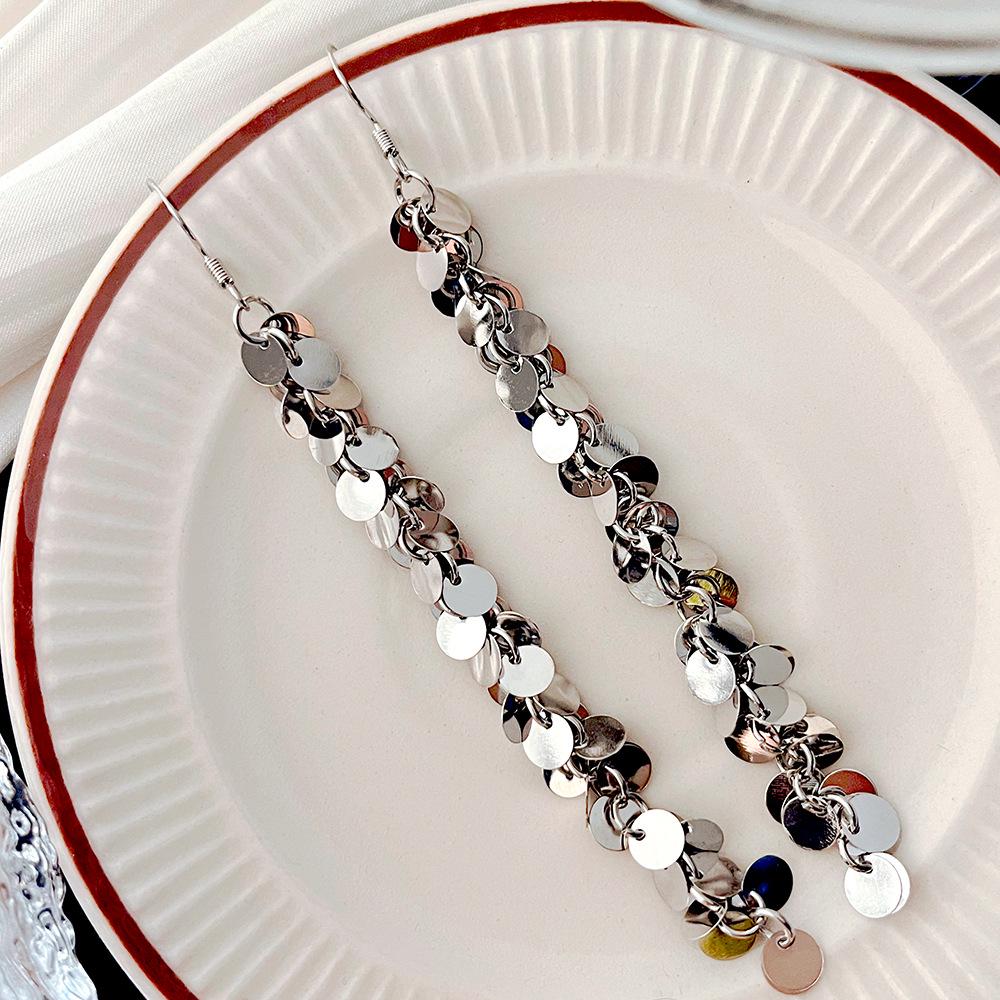 

Европейские и американские серьги-кисточки с пайетками в виде пшеничных колосьев: Уникальный Экзотический Стиль для Женщин