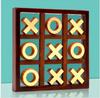 XO Wooden Chess and Tic-Tac-Toe Set: Double Player, Parent-Child Educational Toy for Kindergarten.