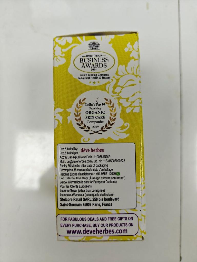 Deve Herbes Rosemary and Jojoba Oil, Liquid Gold for Hair and Scalp- Pure and Natural 50ml (1.69oz)