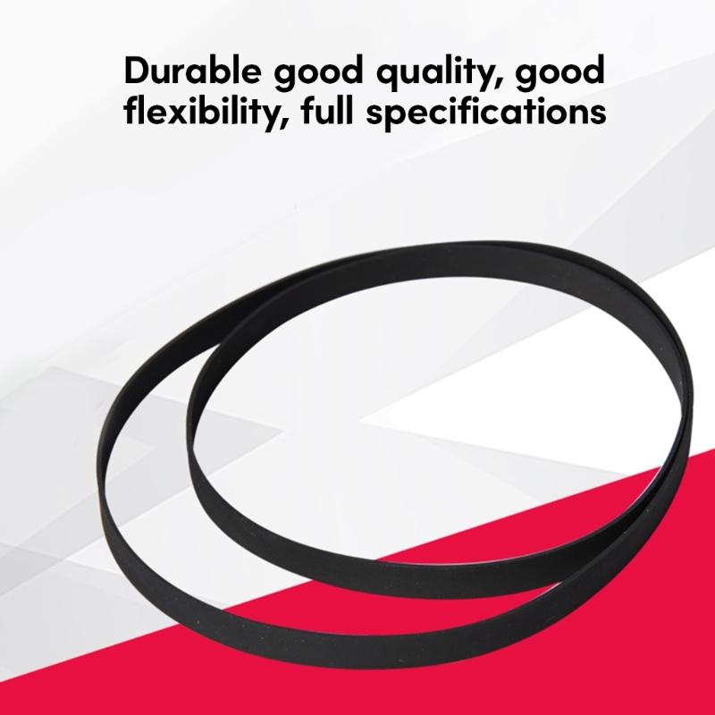 5PCS 5mm Flat Belts Folded Rubber Belt 47-150mm for Recorders CDROM Video Machines DVDs Drive