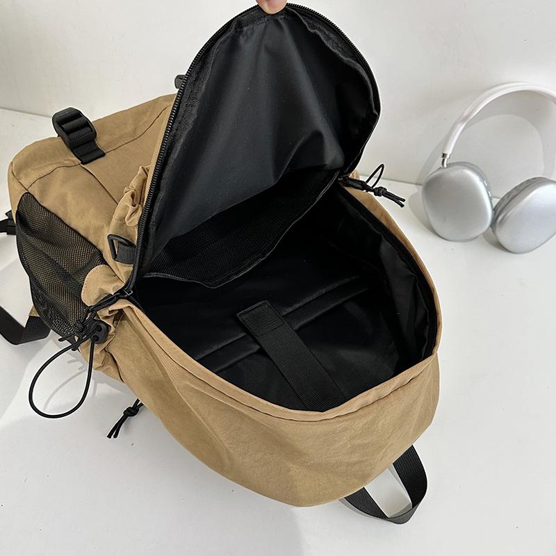 Student School Bag Women's Durable Backpack Men's Letter Print Backpack