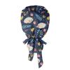 Hedgehog Print Waterproof Baby Bib with Adjustable Snap Closure, Easy-Clean Feeding Bib for Infants and Toddlers