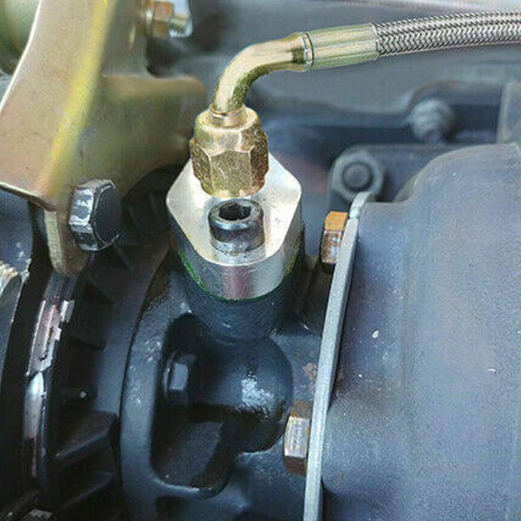 Turbo Oil Feed Line Oil Return Line Oil Drain Line Kit Turbo Oil Feed Line Kit T3 T4 T60 T61 T70 Tube 1/8 PNT Connectors Kit 41
