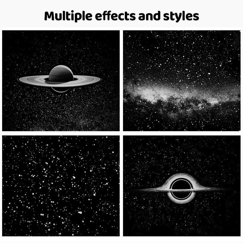 Atmosphere Projection Car Ambient Light Large Range Projection Romantic Atmosphere Multiple Scenes Adjustable Focus Distance