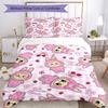 Labubu Bed Linen Set Design for Bedrooms Machine Washable Christmas Gift