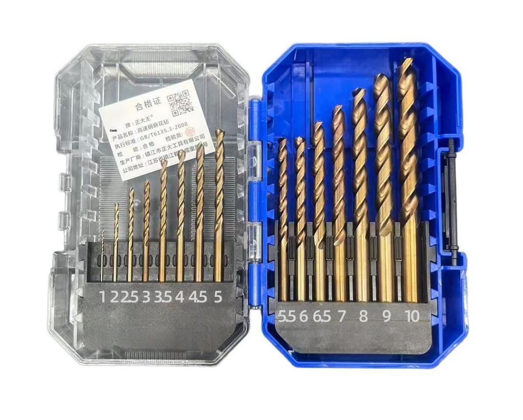 Zhengda M35 HSS Twist Drill Bit Set for Stainless Steel & Metal Drilling