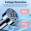 111W 1-Port Car Charger PD QC1.1 USB C Fast Charging Car Phone Adapter With LED Voltage Display For iPhone Samsung Huawei Xiaomi
