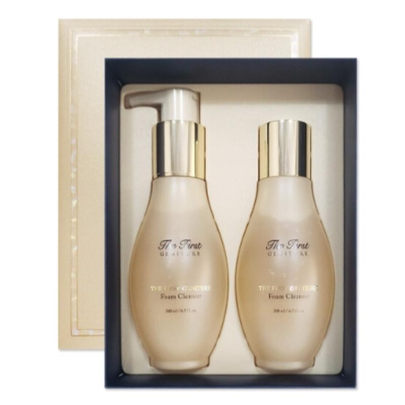 O HUI The First Geniture Foam Cleanser Double Edition Special Set – Premium Korean Liquid Foam Cleanser, Main 200ml + Refill 200ml 200ml + Refill 200ml