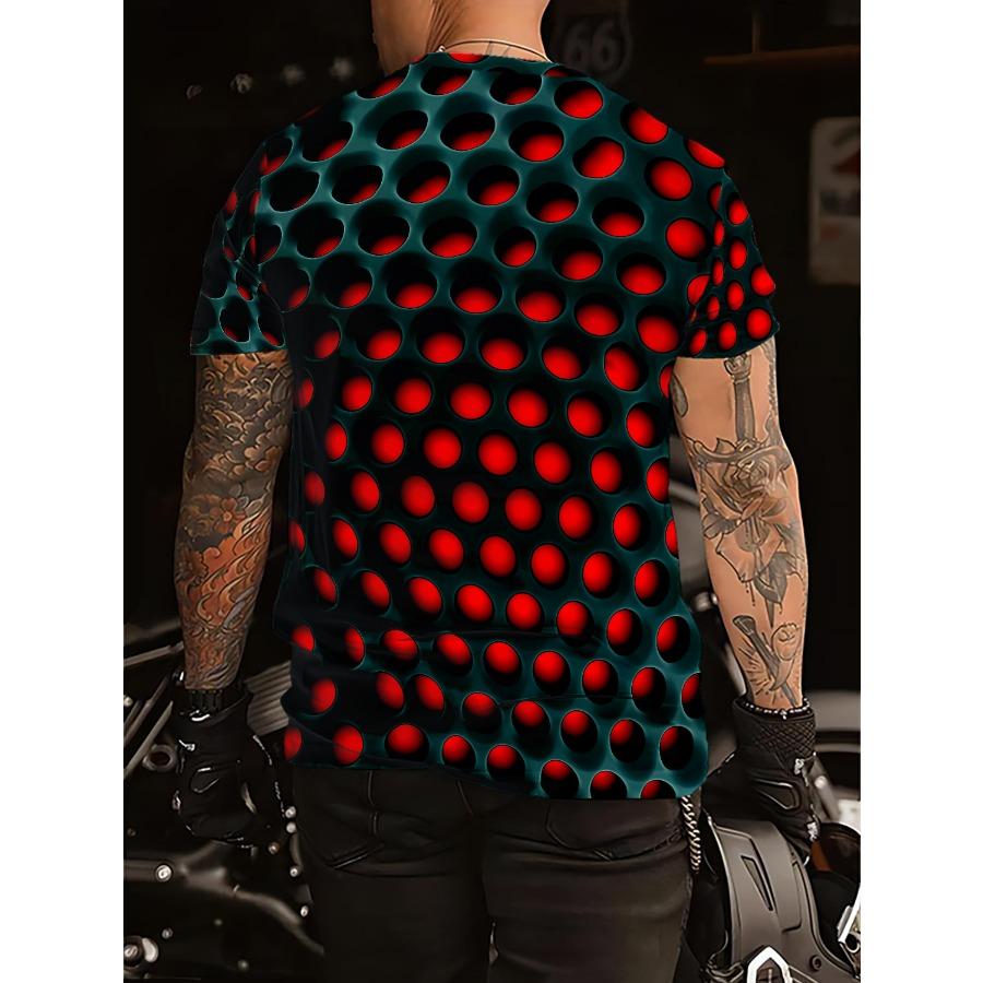 Trička s bílým vlčím vzorem Léto Černá Trička Muži Streetwear Tričko s 3D tiskem Móda O Krk Topy s krátkým rukávem