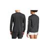 Adidas Own The Run  Runners Moisture-Wicking Printed Long Sleeve T-Shirt Unisex Tops Black IW9273