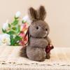Plush Bunny Toy Collectors Edition With Polyester Material For Kids Gift Decor