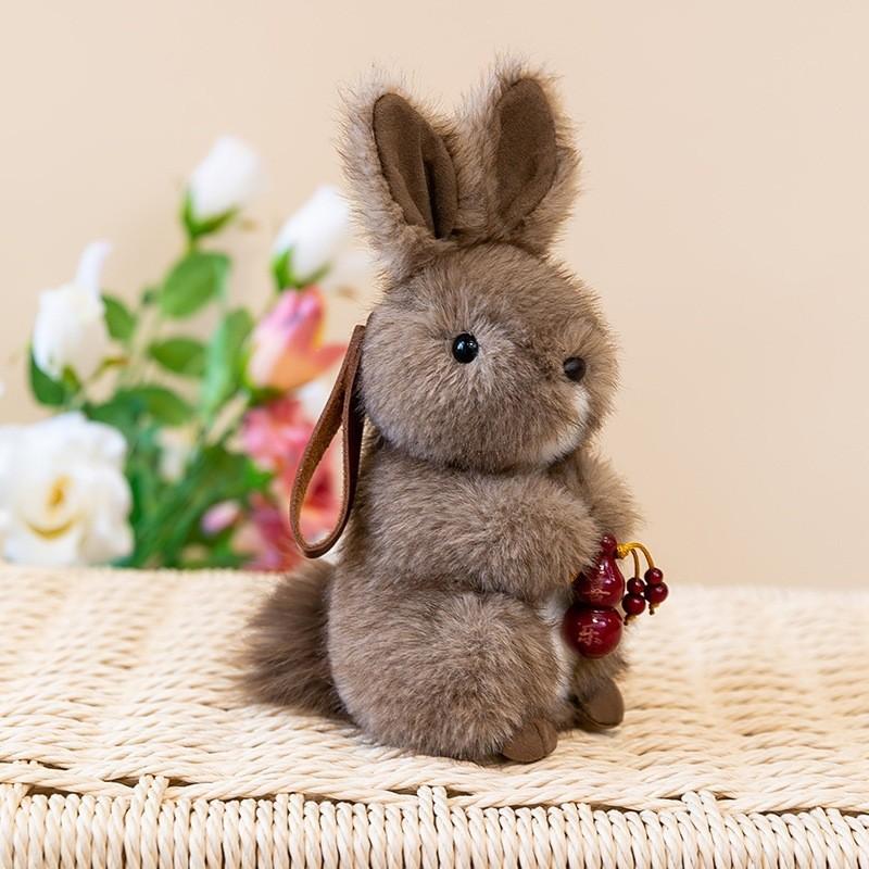 Plush Bunny Toy Collectors Edition With Polyester Material For Kids Gift Decor