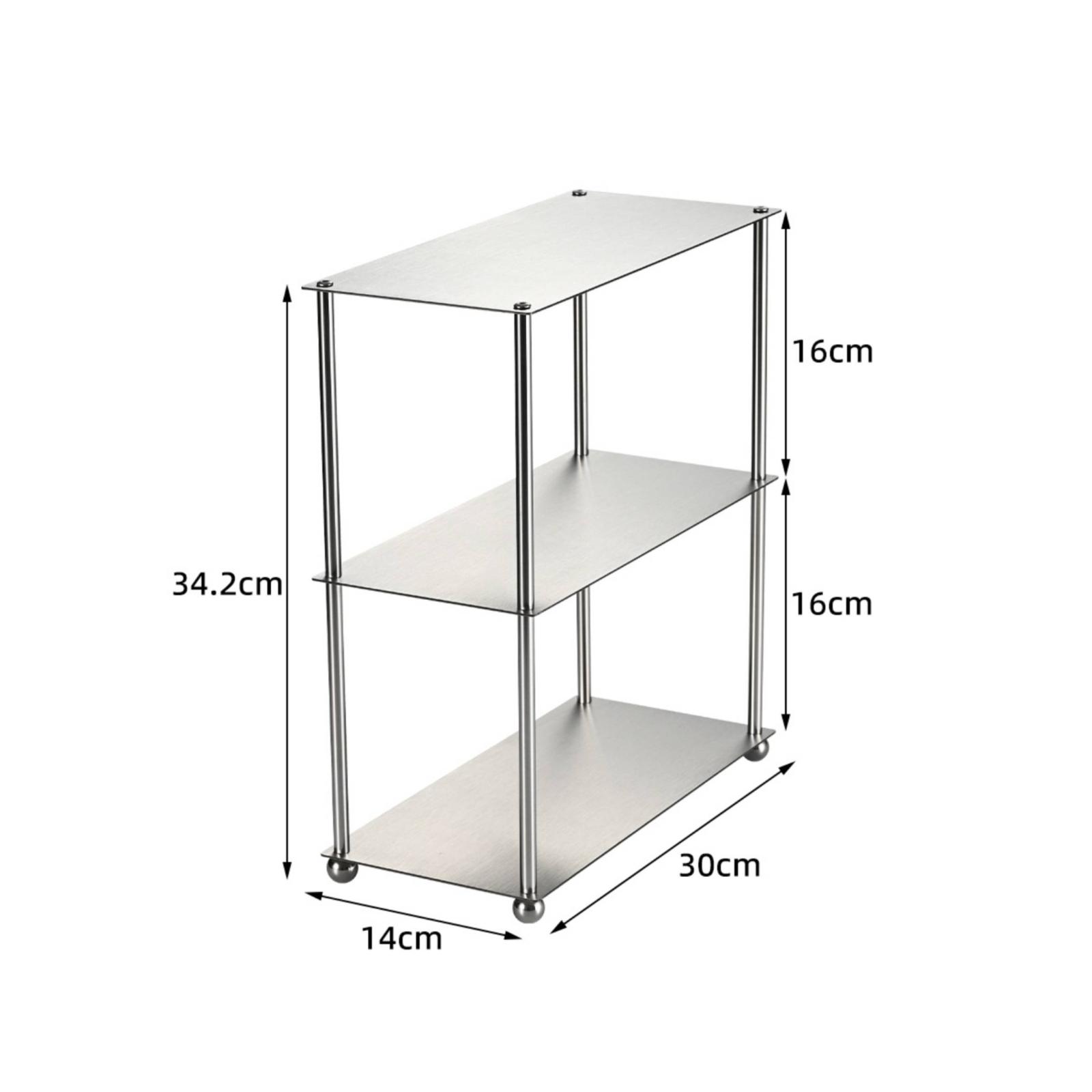 Desktop Storage Rack Stainless Steel Desk