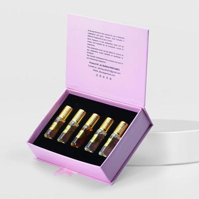 FARWAH Gift Set by ALBURAQ Fragrances 5 In 1 Attars Pack Attars Collection For Worship and Personal Use Long Lasting Attar Alcohol Free