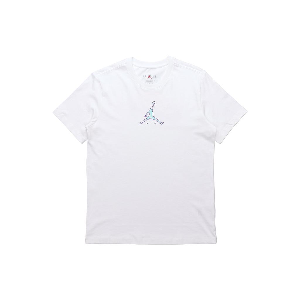 Jordan 23 Swoosh Logo Print Breathable Round Neck Short Sleeve T-Shirt Men Tops White CZ8379-100