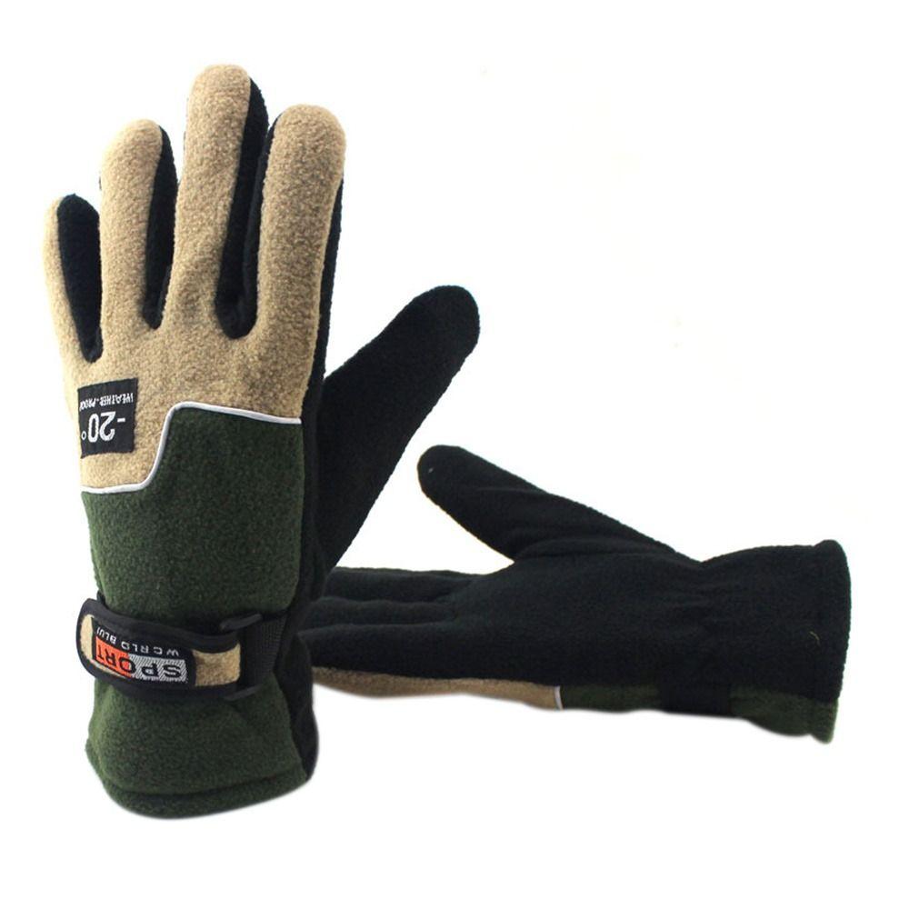 Thickened Autumn Winter Gloves Windproof Warm Mitten New Riding Cycling Skiing Gloves Outdoor