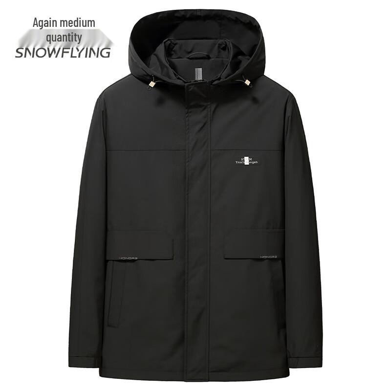 SNOWFLYING Men's Classic Casual Anti-Wrinkle Jacket