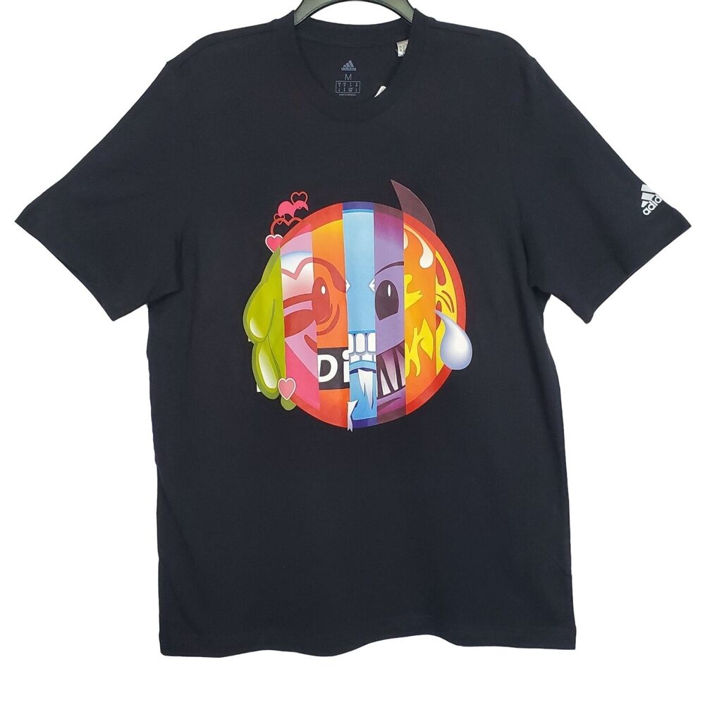 

Adidas Sz Big Mood Emoji Tele Ss Черная футболка унисекс с рисунком