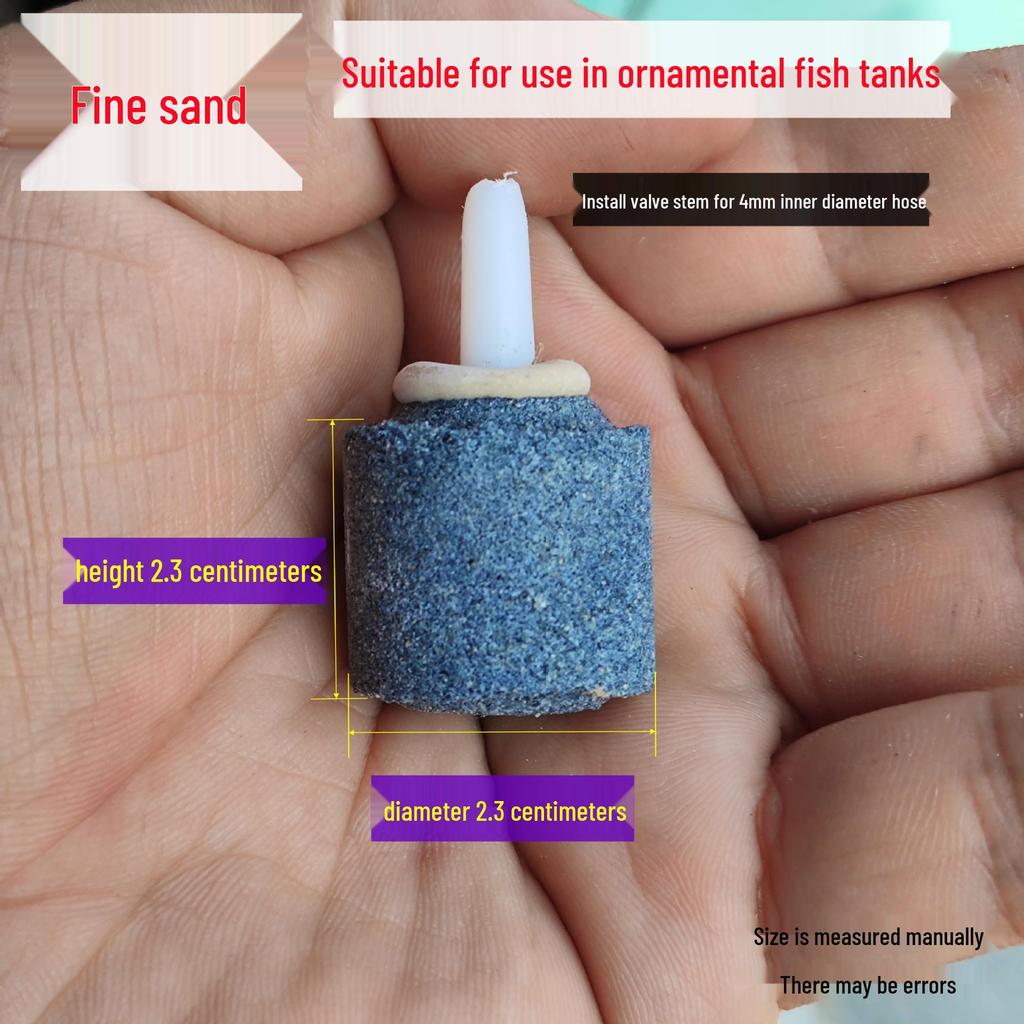 Nano Bubble Disc Air Stone: Oxygen Pump for Fish, Planted & Shrimp Tanks, Fine Aeration