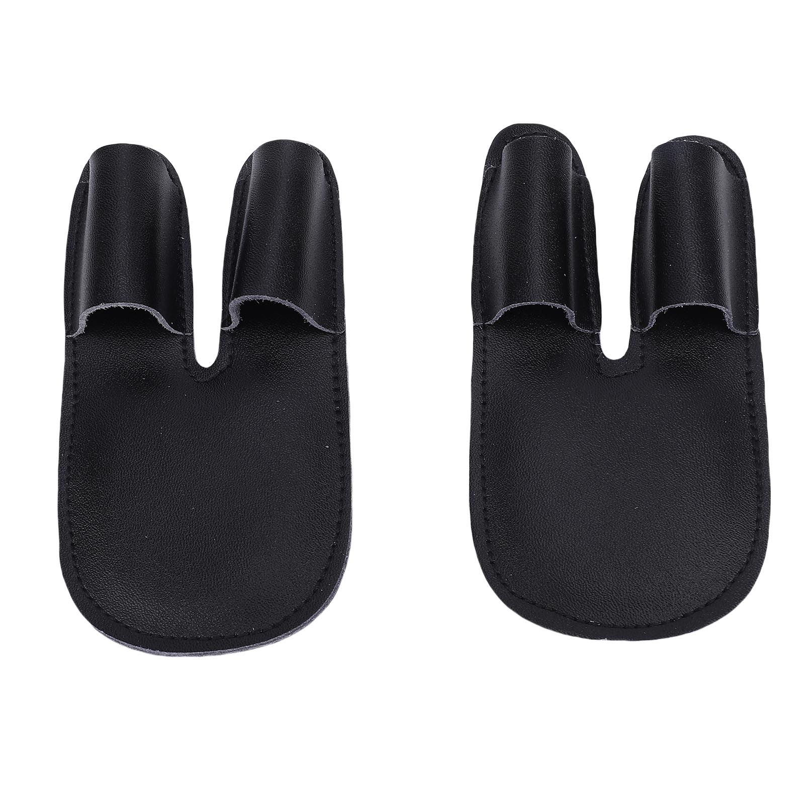 

2pcs Baseball Finger Guard PU Leather Thickened Palm Shock Absorbing Sports Finger Sleeve Outdoor Training Safety Gear