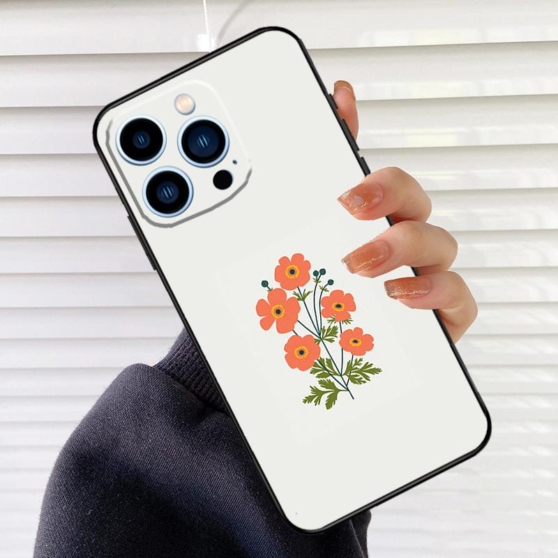 Purple Background Pattern Phone Case For iPhone 16 15 14 13 11 12 17 Pro Max mini 15 16 Plus 16e 17 Air Cover Fundas