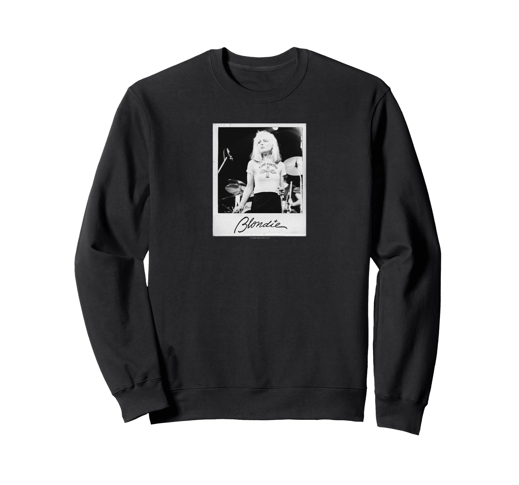 Blondie Black and White Polaroid Photo Vintage Band Sweatshirt