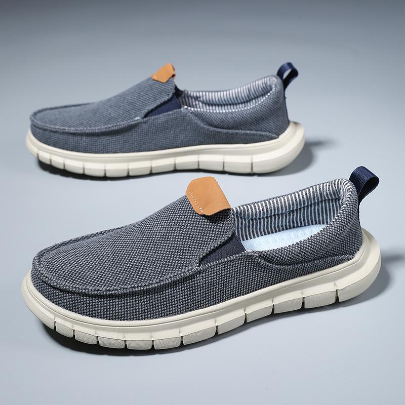 

Лоферы Мужская повседневная обувь Дышащая удобная обувь для ходьбы на открытом воздухе 42 синий