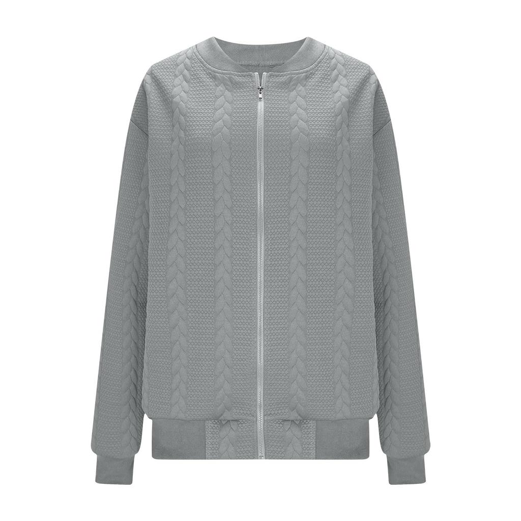 Women's Stand Collar Jacket Fall Lightweight Casual Zip Up Coat Going Out Basic Fashion Outerwear