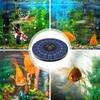 Solar Pond Aerator Oxygen Pump With Air Hose and Bubble Stone Floating Water Pond Aerator Fish Tank Oxygenator for