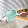 Household Kitchen Ladle Thickened Plastic Long-handled Water Spoon Bath Water Spoon Drifting  Children 's Shampoo Water  Spoon