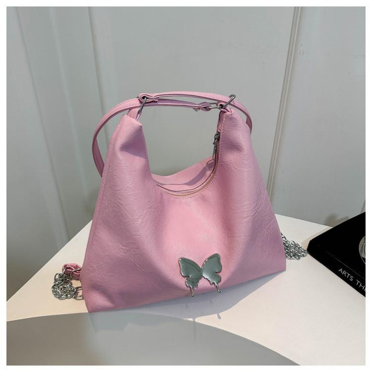 Große Kapazität 2024 Schmetterlingsschleife Frühling Mode Tragetasche Schultertasche Für Tägliche Outfits