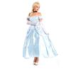 AMAZON hot sale, sexy ball blue queen dress plus inner petticoat, medieval court dress M4616