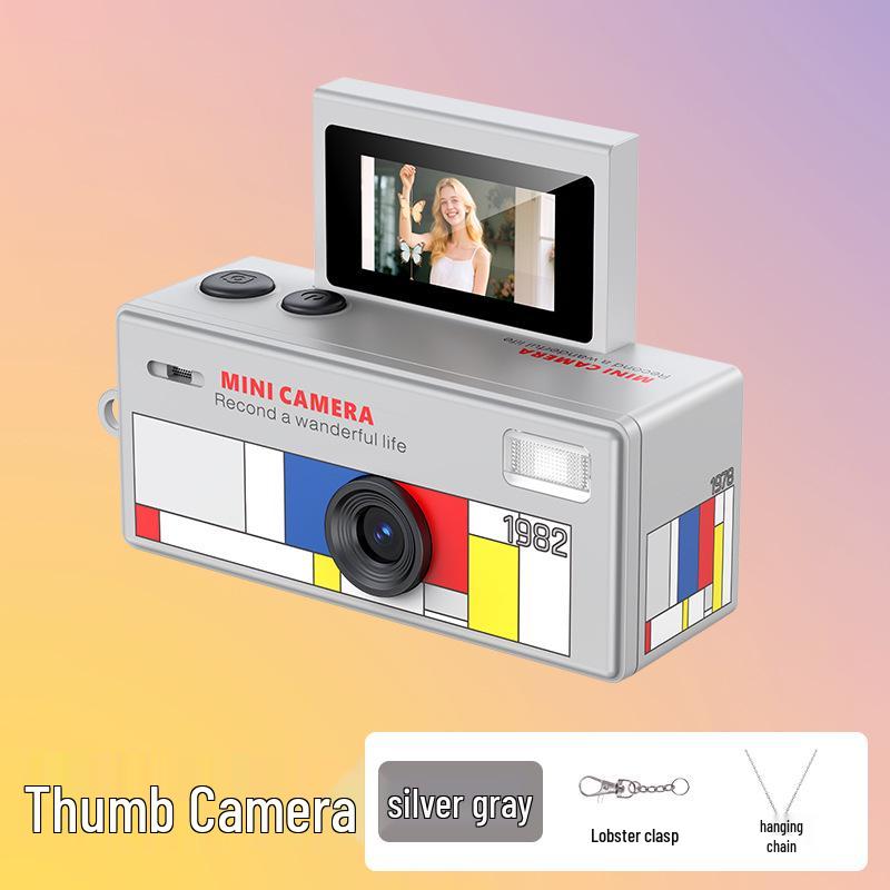 LK-030 Student Flip-up Display Camera: Pocket-Size Photo & Video Recorder for Kids