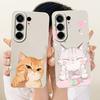 Für Tecno Camon 50 Pro 4G CN5c Niedliche Katze Blume Cartoon Handyhülle Für Tecno Camon 50Pro 4G Weiche Silikonhüllen Stoßfänger