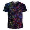Men's 3D printed mushroom short sleeved T-shirt with magic mushroom print pattern plus size street men's T-shirt