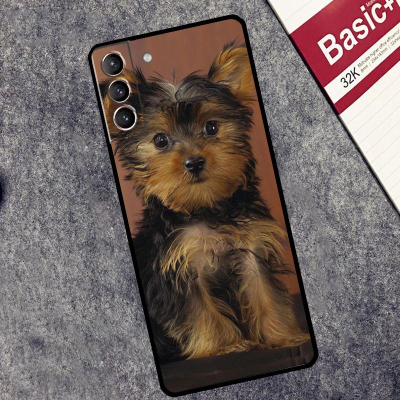 Yorkshire Terrier Dog Puppy Case For Samsung Galaxy S25 Ultra S20 S21 S22 S23 S9 S10 Plus S25 FE S24 Ultra Cover Coque
