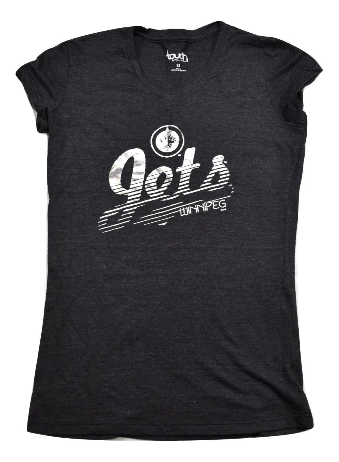 Touch By Alyssa Milano Womens NHL Winnipeg Jets Hockey Shirt New XS, S, M, L, XL L