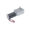 DC12V 24V Powerful Torque Gearmotor Metal Turbo Worm Gearbox Type-D Shaft Reversed Low Speed 70kg.cm Self-Lock Worm Gear Motor