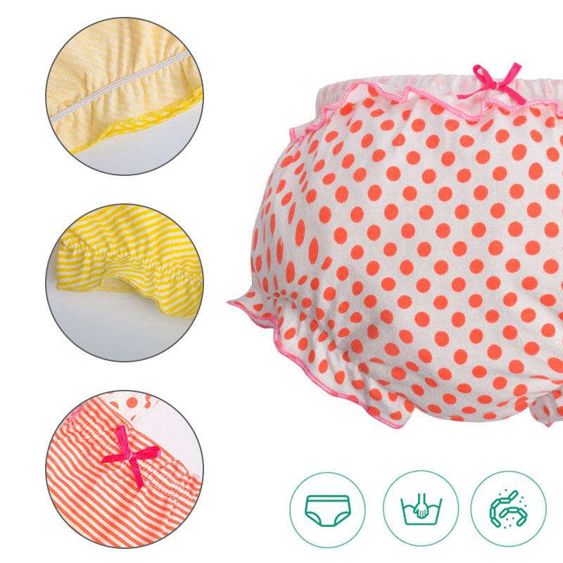 

Детские хлопковые штаны «хлеб» для маленьких девочек 0–3 лет, эластичные дышащие трусы