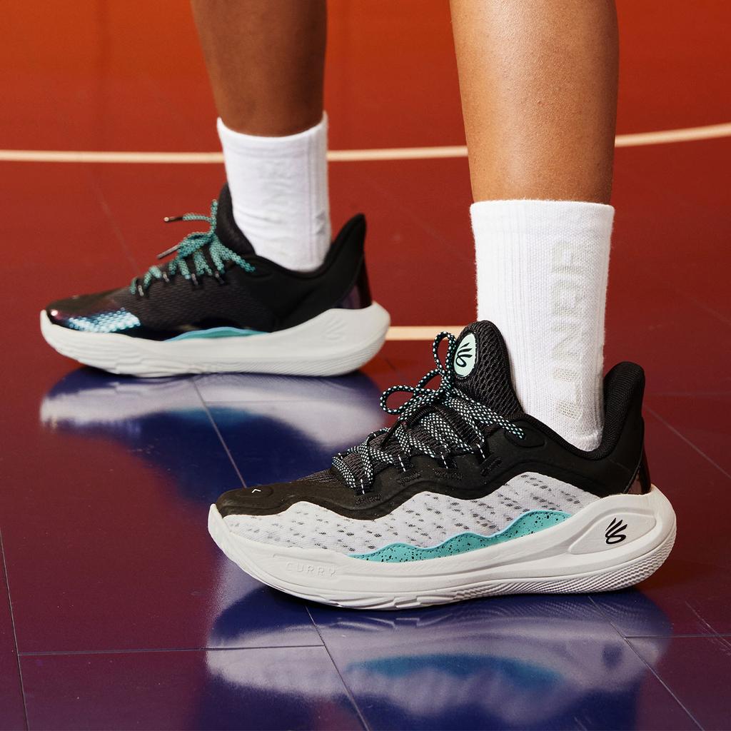 Curry Brand Curry Flow 11 GS Dub Nation Kids Sneakers Blue White Royal 3026619-100