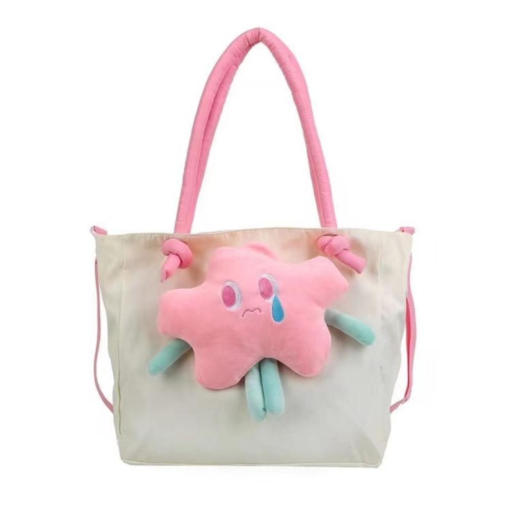 

Милая новая маленькая свежая мягкая девочка плюшевая сумка в виде морской звезды сумка-мессенджер большая вместимость сумка через плечо девичья сумочка 30cm